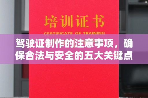 启东驾驶证制作的注意事项，确保合法与安全的五大关键点