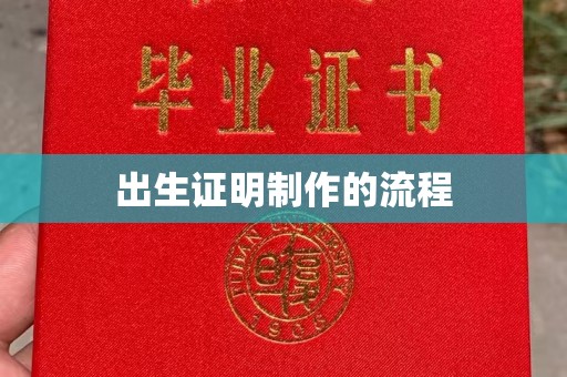 启东出生证明制作的流程